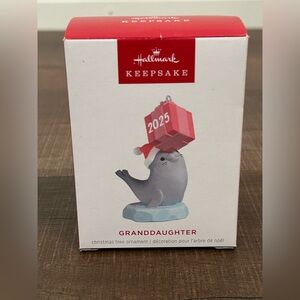 Hallmark Keepsake Ornament 2025 Granddaughter New In Box